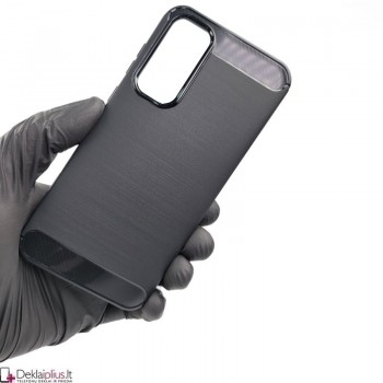 Carbon guminis dėklas - juodas (Samsung A35 5G) Carbon guminis dėklas - juodas (Samsung A35 5G)
